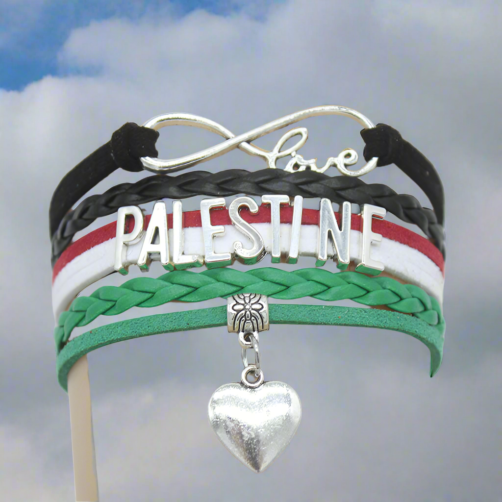 Infinity Love Palestine Bracelet Charm Palestine