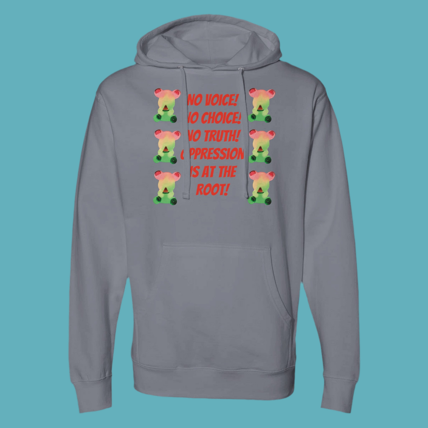 Hooded Sweatshirt | No Voice
