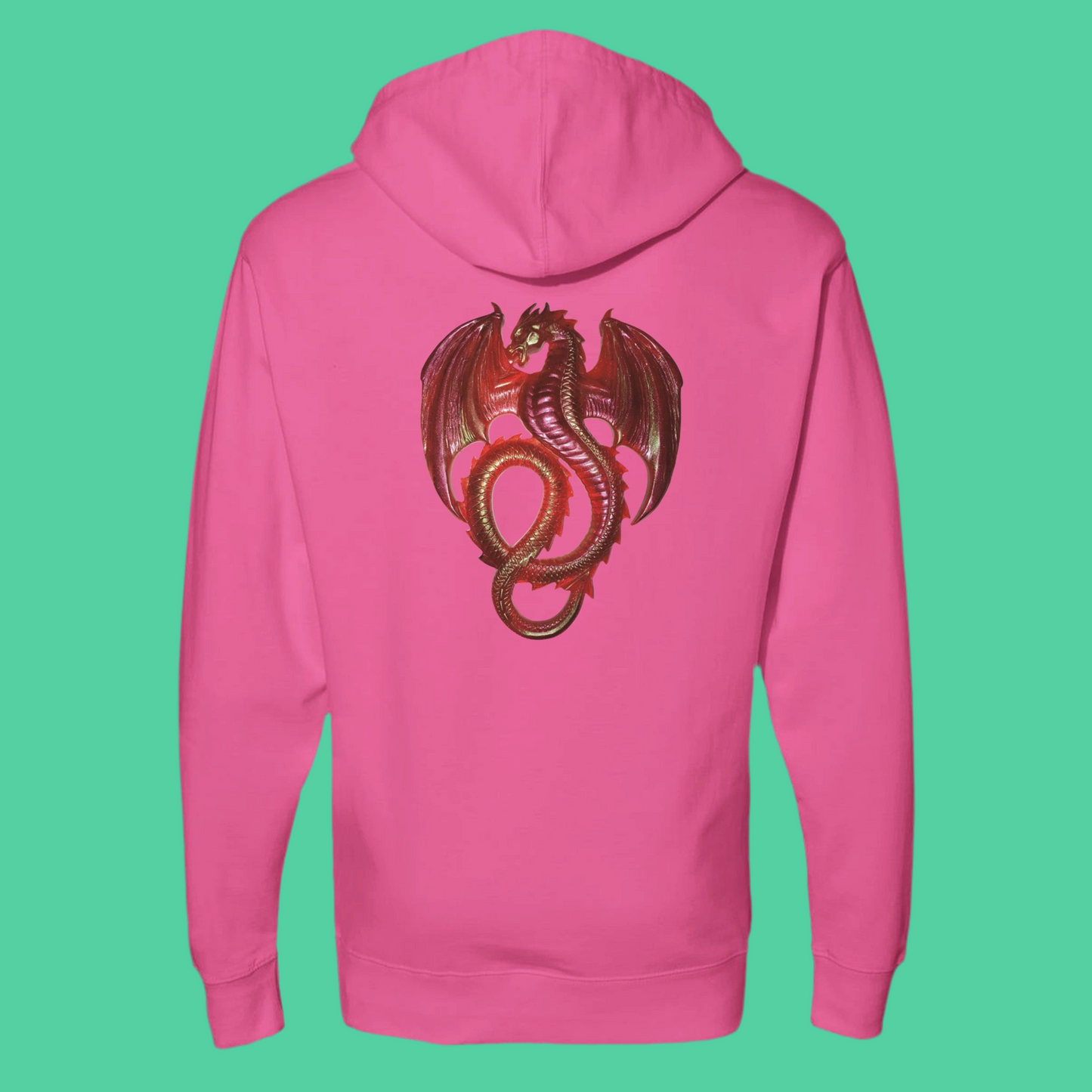 Hooded Sweatshirt Red Dragon