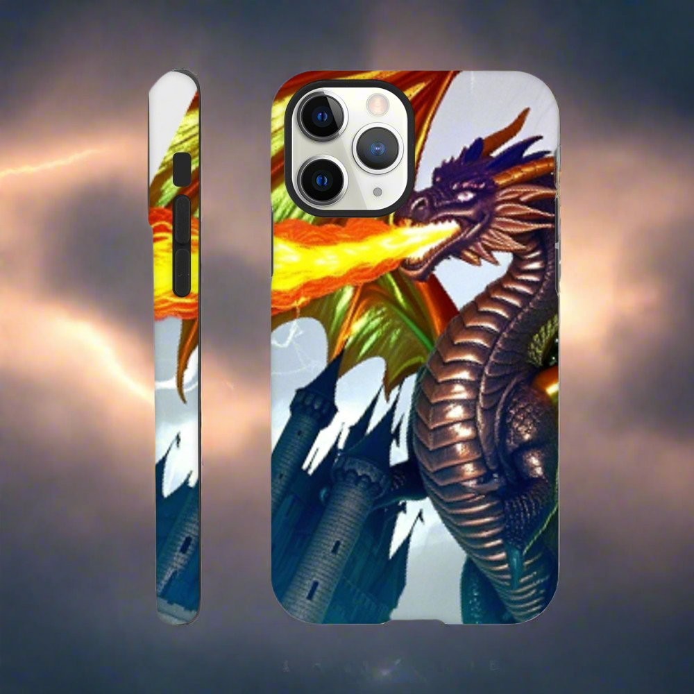 iPhone Tough Case Rainbow Dragon