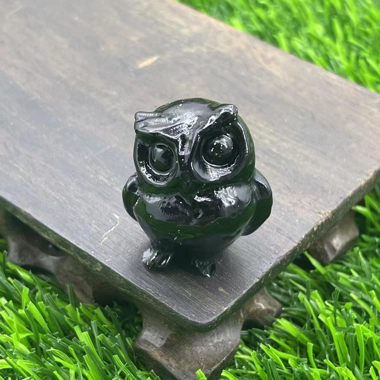 3.5cm Natural Stone Owl