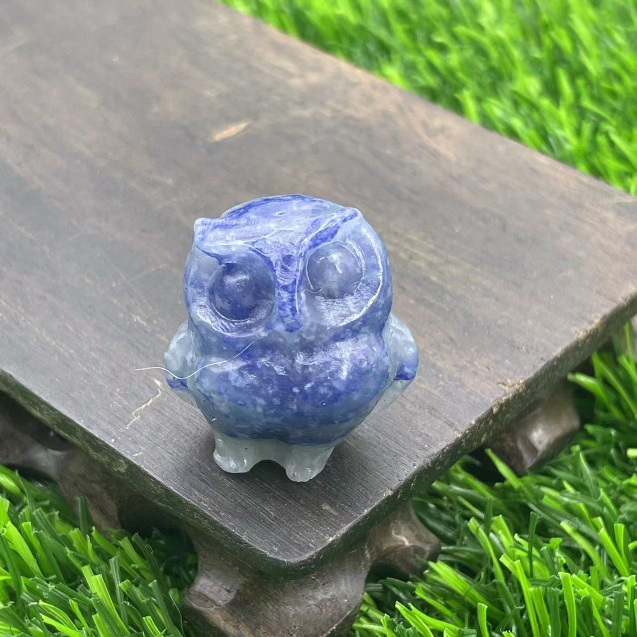 3.5cm Natural Stone Owl