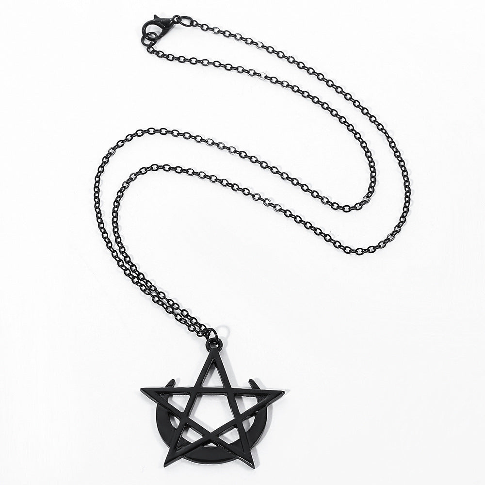 Hollow Plating Alloy Pendant Necklace