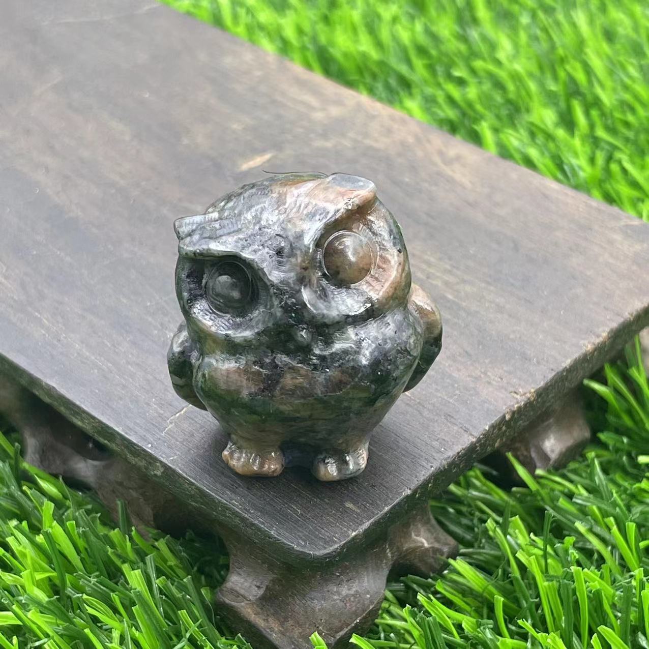 3.5cm Natural Stone Owl