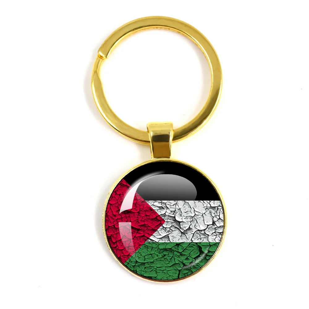 Palestinian Flag Keychain