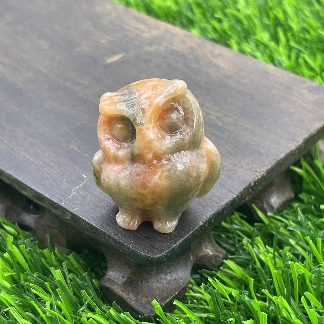 3.5cm Natural Stone Owl