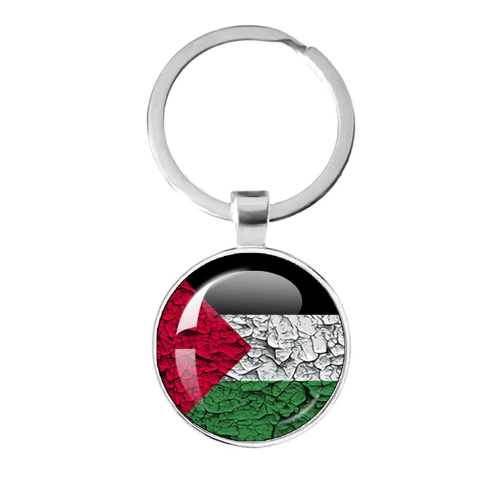 Palestinian Flag Keychain