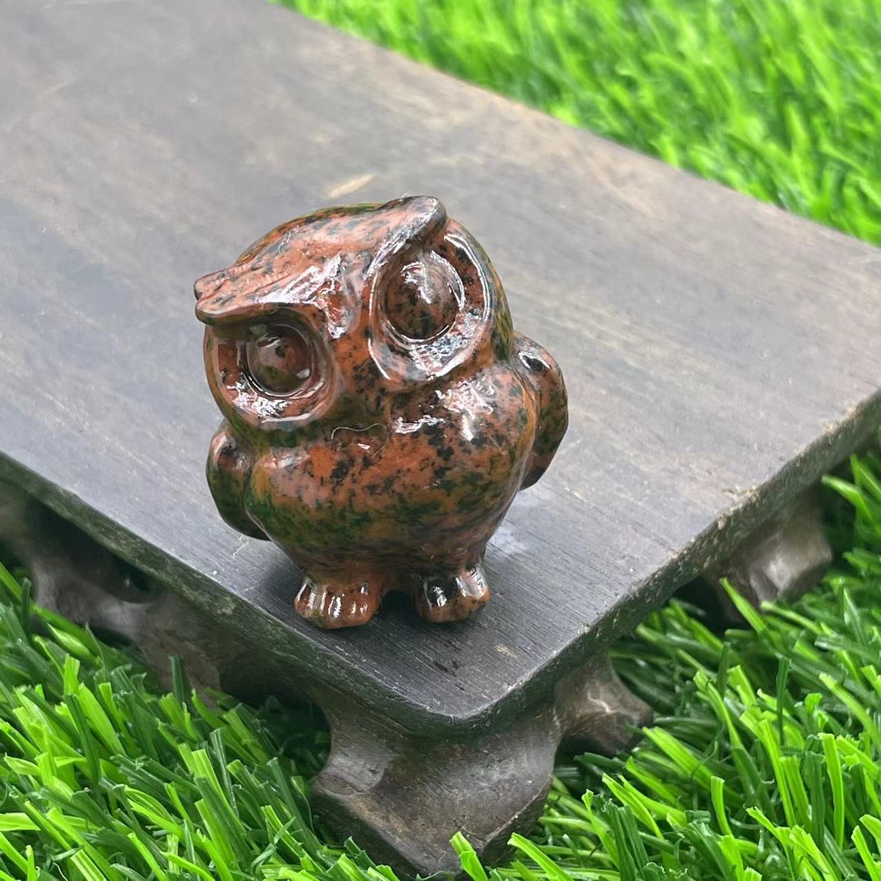 3.5cm Natural Stone Owl