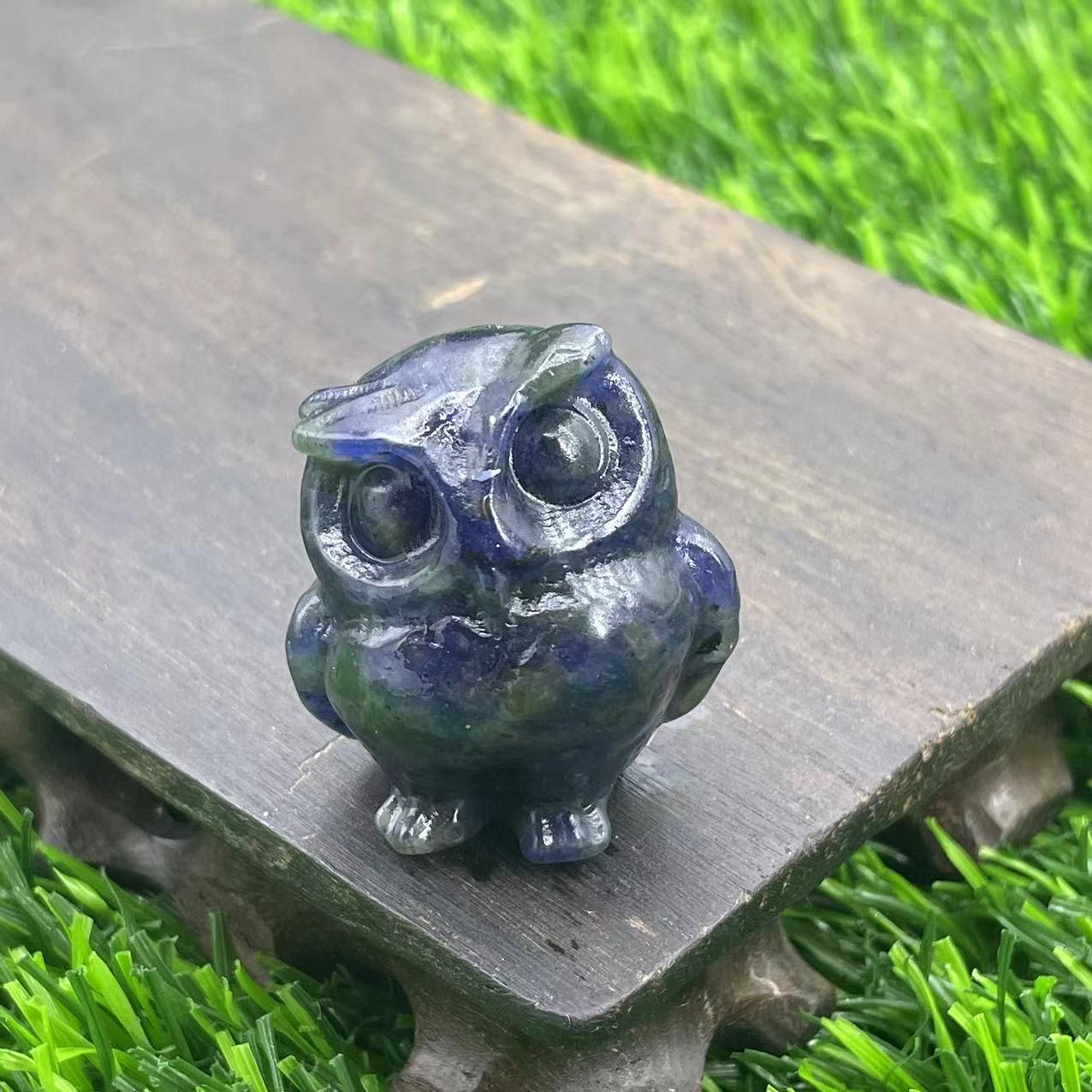 3.5cm Natural Stone Owl