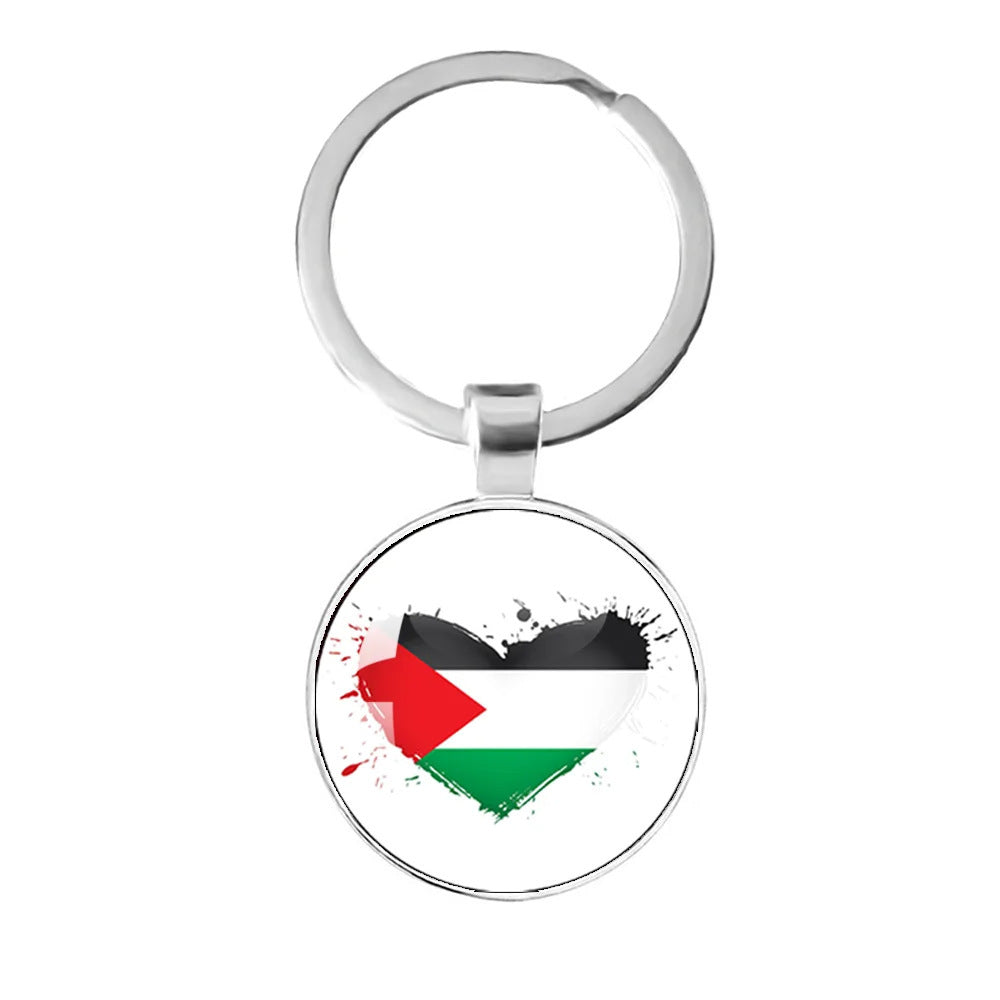 Palestinian Flag Keychain